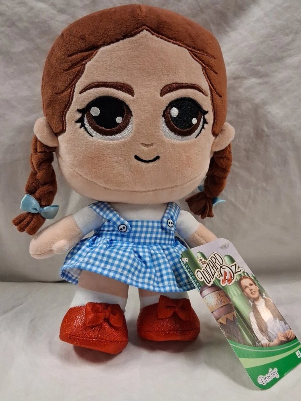 Jazwares Wizard of Oz Dorothy 8" Plush Red Slippers 2025 Stuffed Toy NEW w/ Tag